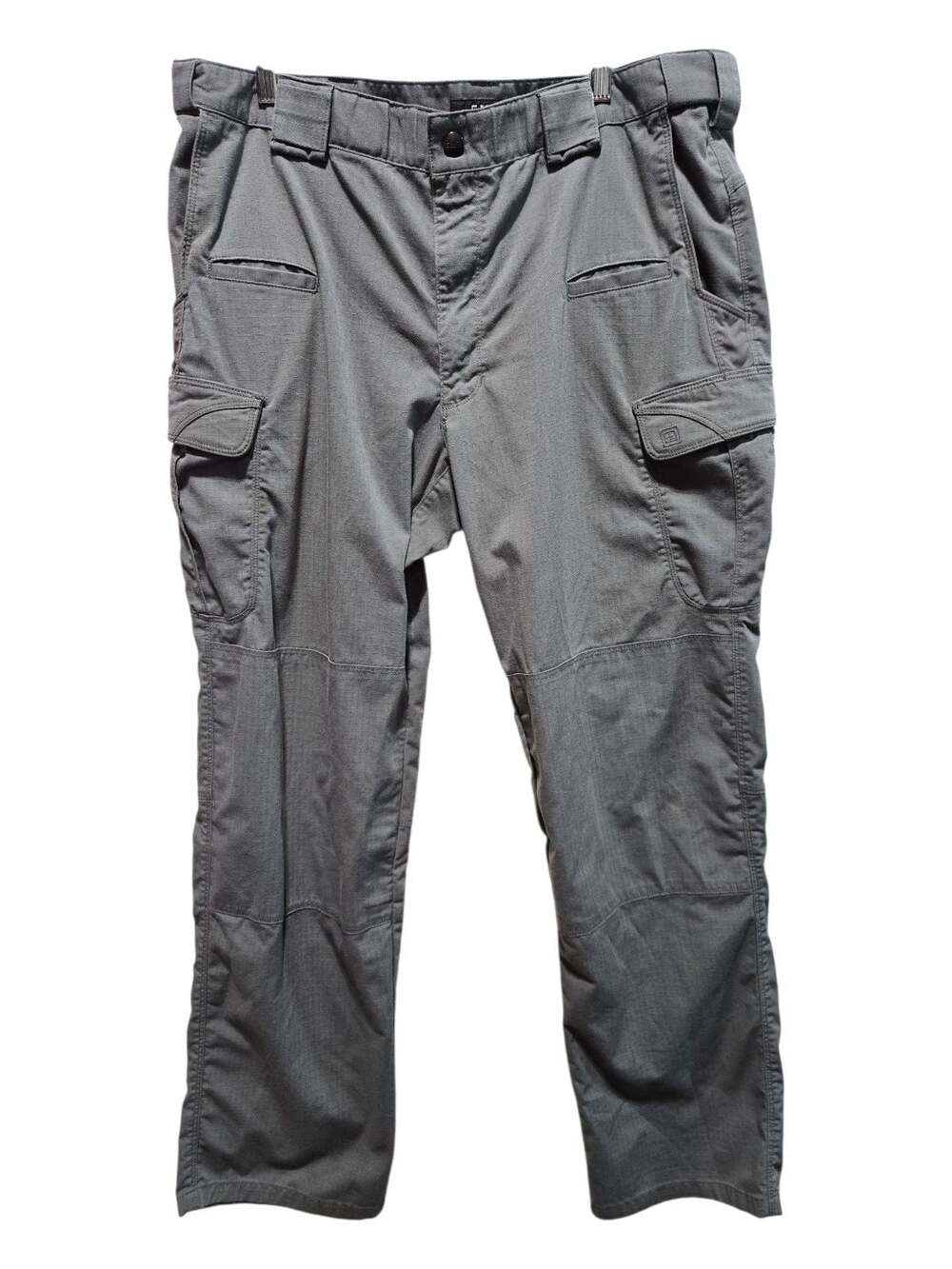 5.11 Tactical Men's Ripstop Cargo Tactical Pants, Gray, Size 38x32